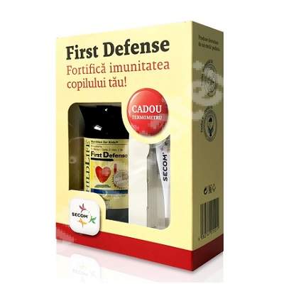 First Defense Sirop Childlife Essentials + Termometru, 118.5 ml, Secom