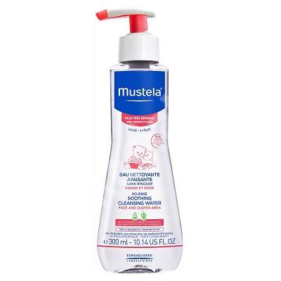 Fluid de curatare fara clatire pentru piele sensibila, 300 ml, Mustela