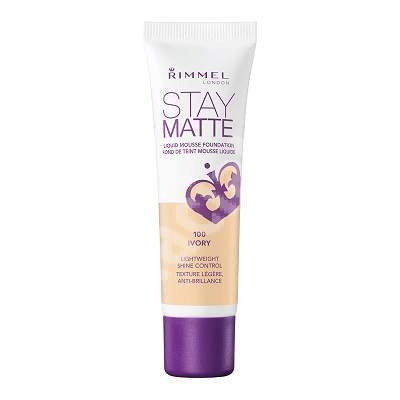 Fond de ten Stay Matte 100 Ivory, 30 ml, Rimmel London