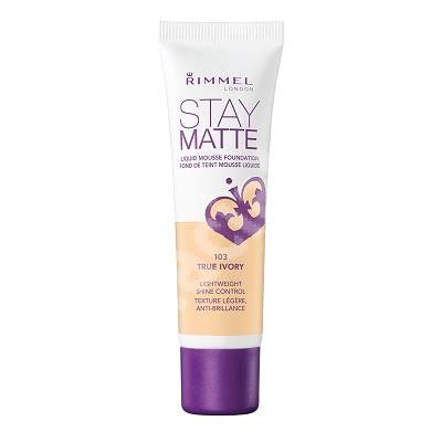 Fond de ten Stay Matte 103 True Ivory, 30 ml, Rimmel London