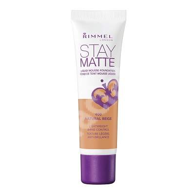 Fond de ten Stay Matte 400 Natural Beige, 30 ml, Rimmel London