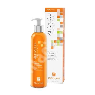 Gel-crema de curatare pentru luminozitatea tenului normal sau mixt Brightening Andalou, 178 ml, Secom