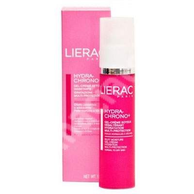 Gel-crema pentru ten normal sau uscat Hydra Chrono+, 40 ml, Lierac