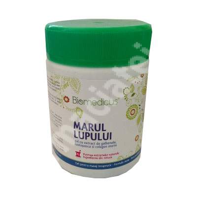 Gel cu marul lupului, rostopasca si colagen marin, 250 ml, Biomedicus