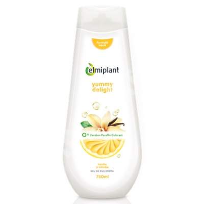 Gel de dus crema cu vanilie si lamaie Yummy Delight, 750 ml, Elmiplant