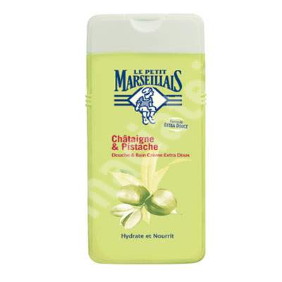 Gel de dus hidratant cu castane si fistic, 250 ml, Le Petit Marseillais