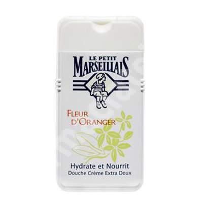 Gel de dus hidratant cu flori de portocal, 250 ml, Le Petit Marseillais