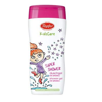 Gel de dus pentru super fetite, KidsCare, 200 ml, Topfer