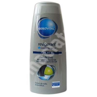 Gel de dus revigorant pentru barbati Pure, 400 ml, Gerovital