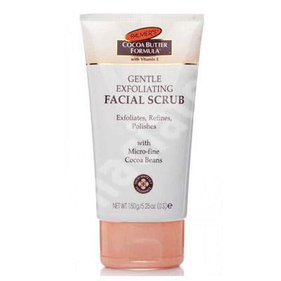 Gel exfoliant bland pentru fata Formula Unt de Cacao, 150 ml, Palmer's