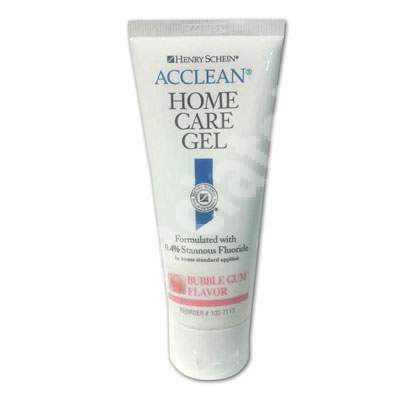 Gel fluorizare pentru acasa cu aroma de bubble gum Acclean, 121.9 g, Henry Schein