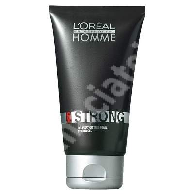 Gel pentru par cu mentinere puternica Homme, 150 ml, Loreal Professionnel