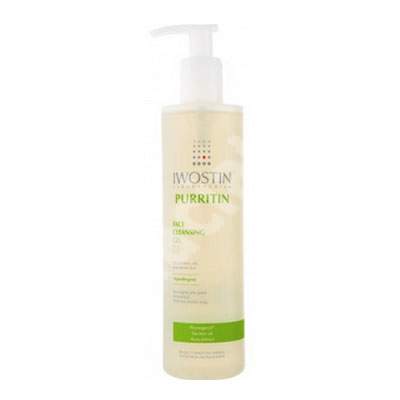 Gel pentru spalarea fetei Purritin, 150 ml, Iwostin