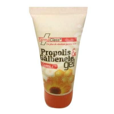 Gel propolis si galbenele, 50 ml, FarmaClass