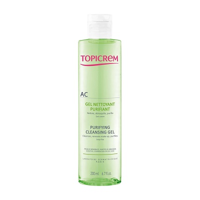 Gel purificator de curatare Topicrem AC, 200 ml, NIGY