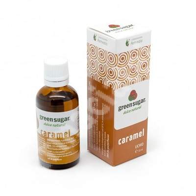 Green Sugar lichid Caramel, 50 ml, Remedia