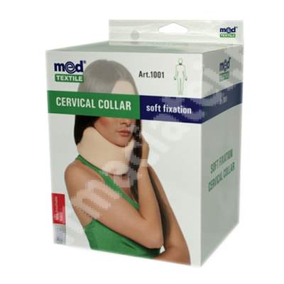 Guler cervical cu fixare usoara bej, marimea 2, 1001, Med Textile