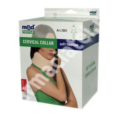 Guler cervical cu fixare usoara bej, marimea 3, 1001, Med Textile