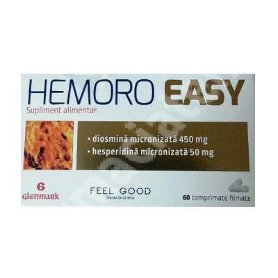 Hemoroeasy, 60 comprimate, Glenmark