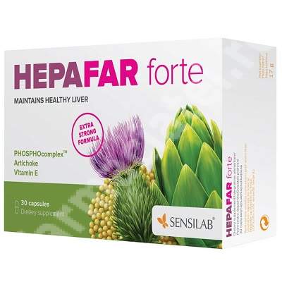 Hepafar forte, 30 capsule, Sensilab