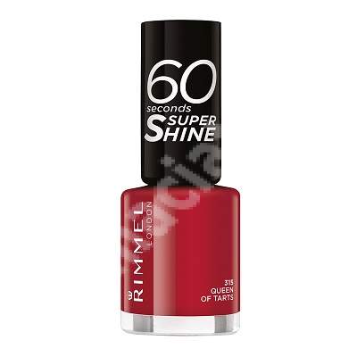 Lac de unghii 60 Seconds Shine 315 Queen of tarts!, 8 ml, Rimmel London