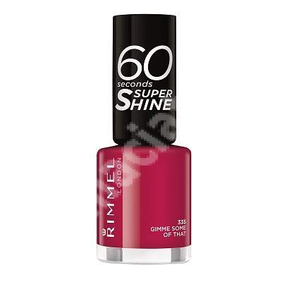 Lac de unghii 60 Seconds Shine 335 Gimme some of that, 8 ml, Rimmel London