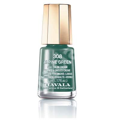 Lac de unghii Alpine Green 308, 5 ml, Mavala