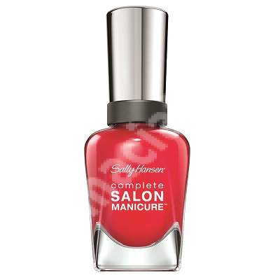 Lac de unghii Complete Salon Manicure, 550 All Fired Up, 14.7 ml, Sally Hansen