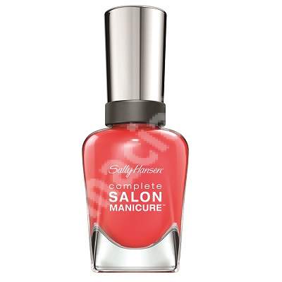 Lac de unghii Complete Salon Manicure, 560 Kook A Mango, 14.7 ml, Sally Hansen