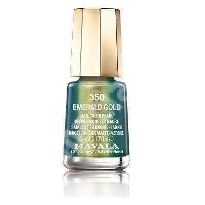 Lac de unghii Emerald Gold 350, 5 ml, Mavala