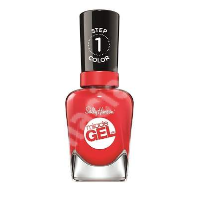 Lac de unghii Miracle Gel, 434 Poppy Patch, 14.7 ml, Sally Hansen