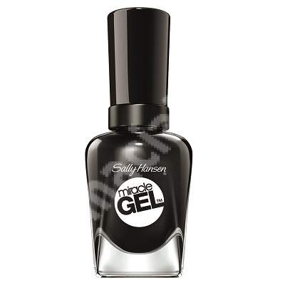 Lac de unghii Miracle Gel, 460 Blacky O, 14.7 ml, Sally Hansen