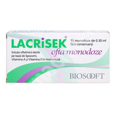 Lacrisek ofta, 15 monodoze, Biosooft