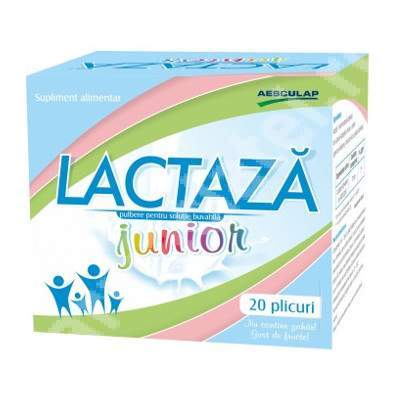 Lactaza Junior, 20 plicuri, Aesculap