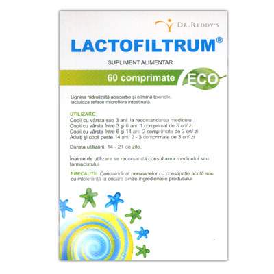 Lactofiltrum,, 60 comprimate, Avva Rus