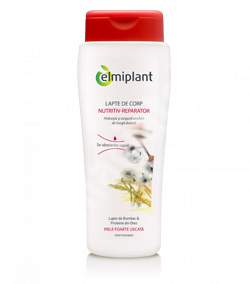 Lapte de corp nutritiv si reparator, 250 ml, Elmiplant