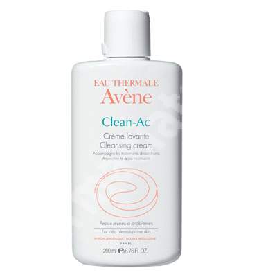 Lapte demachiant Avene Clean-Ac, 200 ml, Pierre Fabre