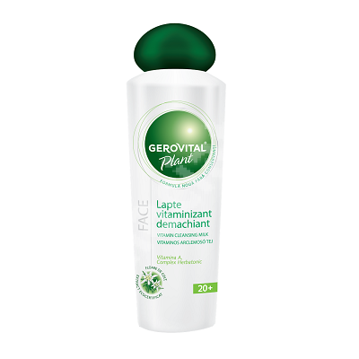 Lapte demachiant vitaminizant Plant, 150 ml, Gerovital