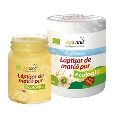 Laptisor de matca pur eco, 100 g, Apiland