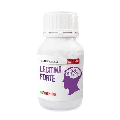 Lecitina Forte, 100 capsule, Parapharm