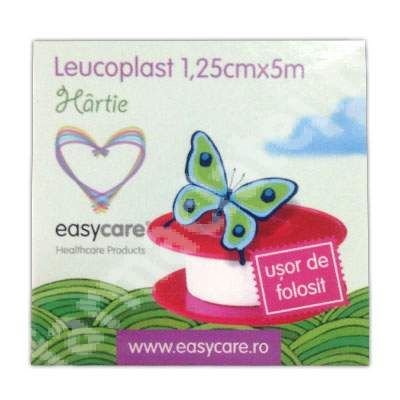 Leucoplast din hartie, 1.25cm x 5m , EasyCare