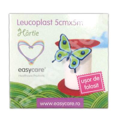 Leucoplast din hartie, 5cm x 5m, EasyCare