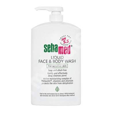 Lichid dermatologic de curatare fata si corp, 1000 ml, sebamed