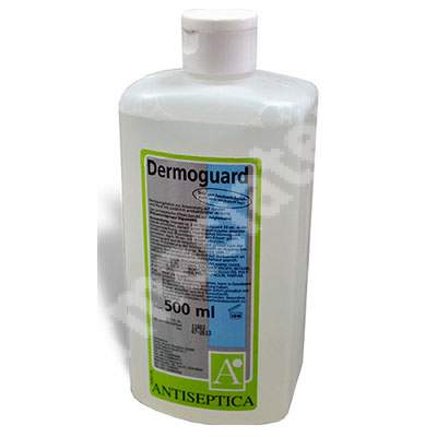 Lotiune antibacteriana pentru spalarea mainilor si a corpului, Dermoguard, 500 ml, Antiseptica