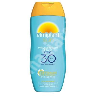 Lotiune cu protectie solara ridicata Light SPF 30 Optimum Sun, 200 ml, Elmiplant