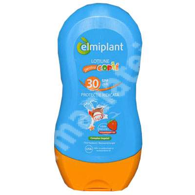 Lotiune protectie solara pentru copii SPF 30, 200 ml, Elmiplant