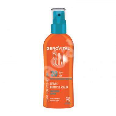 Lotiune protectie solara SPF 20 Sun, 150 ml, Gerovital