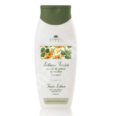 Lotiune tonica fara alcool cu ulei de catina si masline, 250 ml, Cosmetic Plant