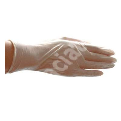 Manusi de examinare latex TopGlove, marimea M, Roval Med