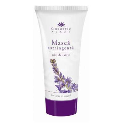 Masca astringenta cu ulei de salvie si extract de merisor ten gras si mixt, 100 ml, Cosmetic Plant